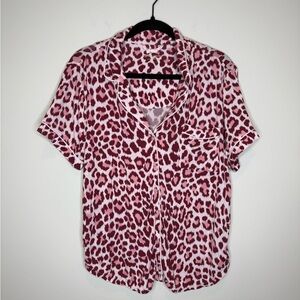 Kate Spade Leopard Print Button-Up Women Top